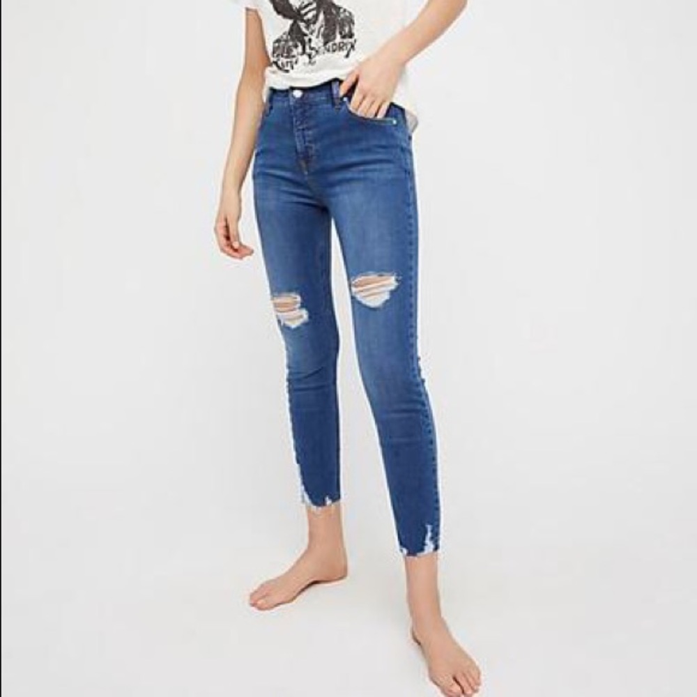 Free People Stretch Skinny Jeans